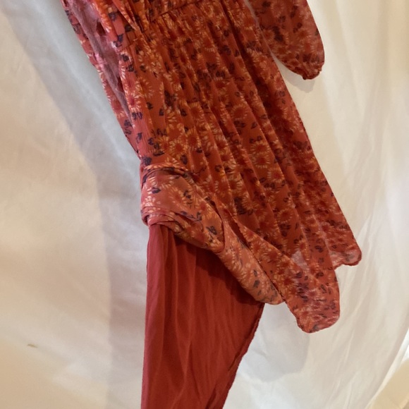 Free People “Charlotte open waters” dress in chiffon and lace - Picture 6 of 7